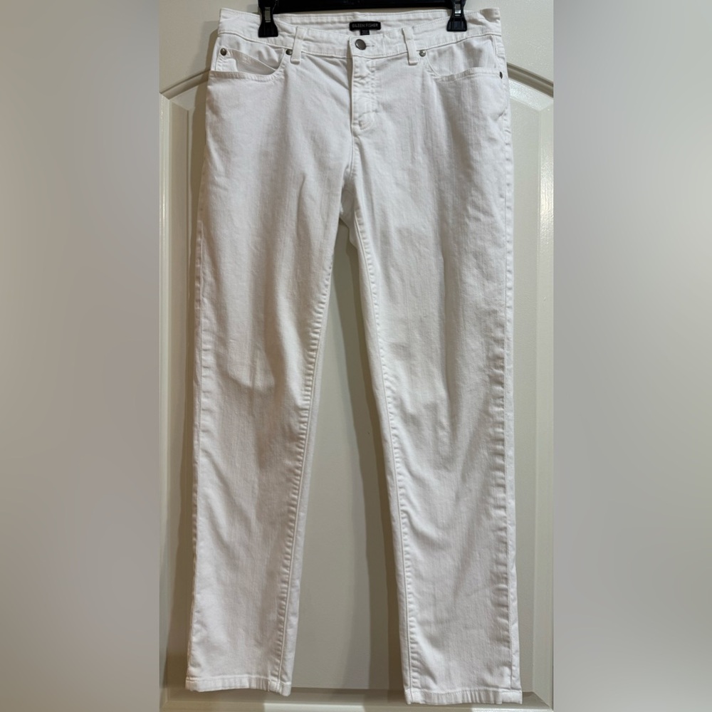 Eileen Fisher Women's White Jeans